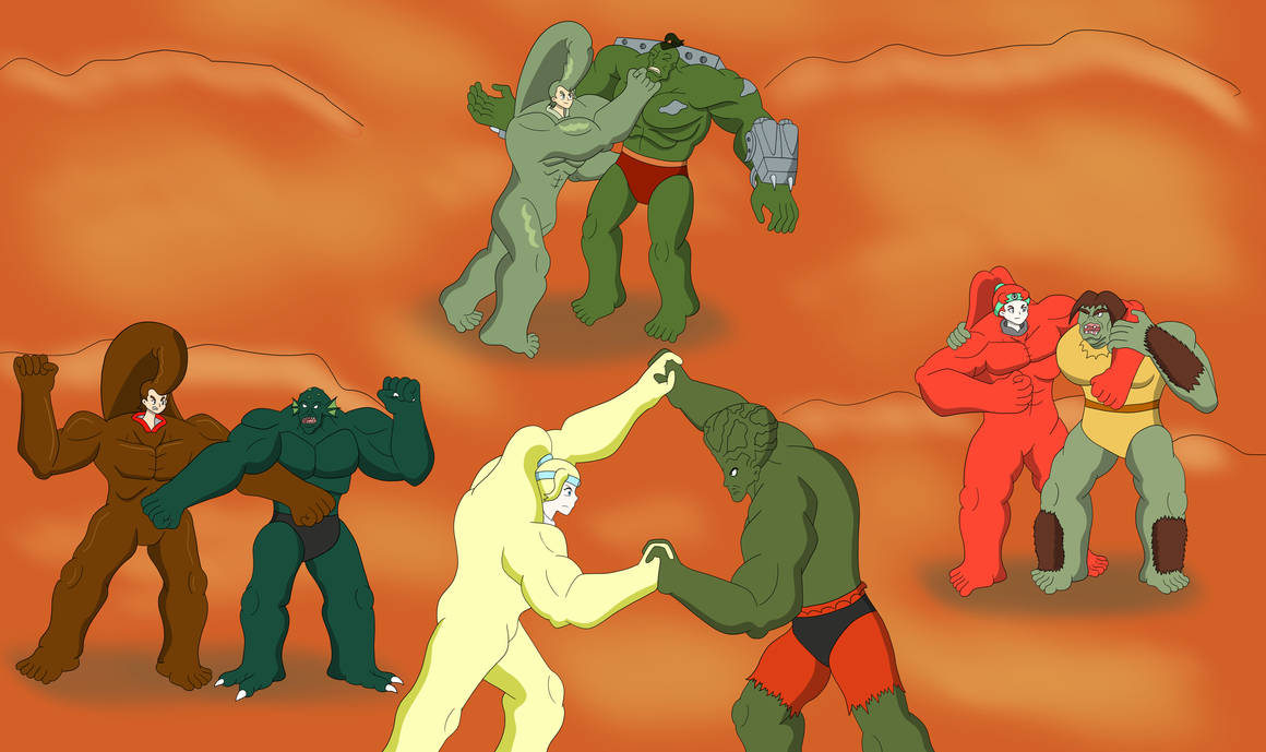 Mai and Gang vs Leader and Minions by EthanTavitas on DeviantArt