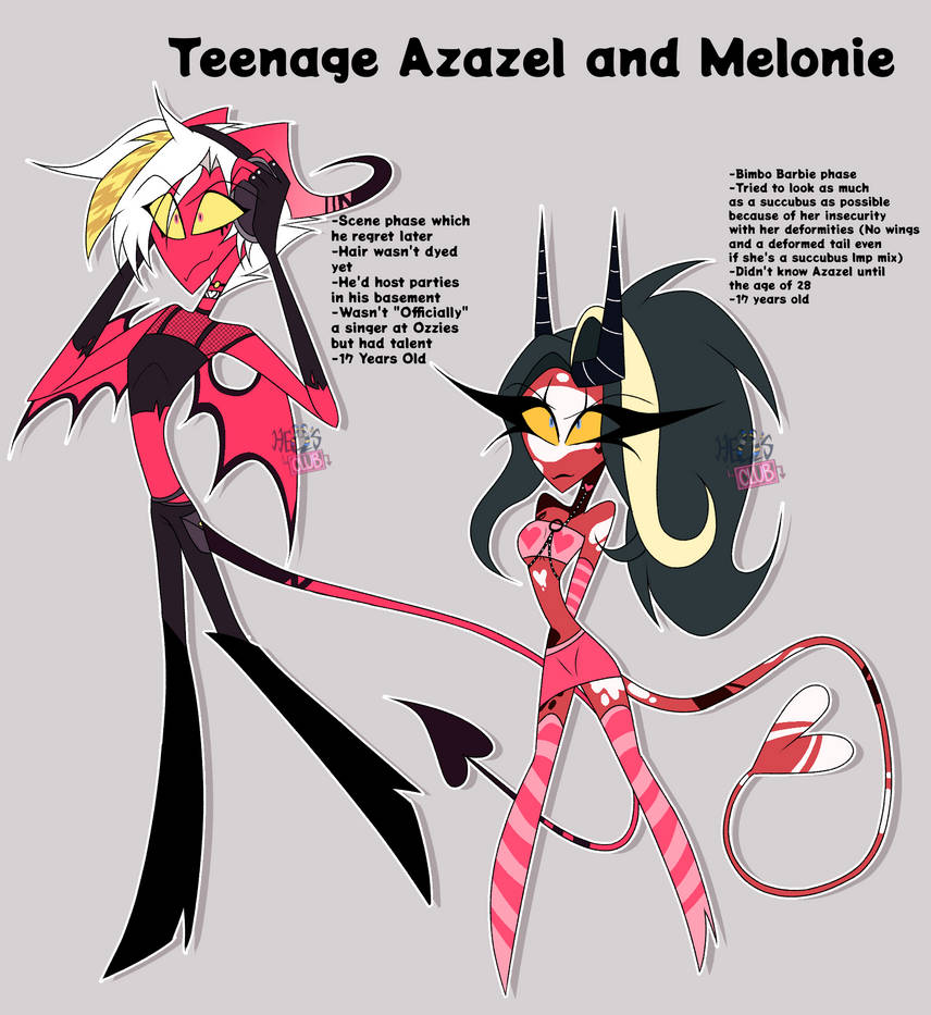 Teenage Azazel and Melonie ART by FallenStarTheArtist on DeviantArt