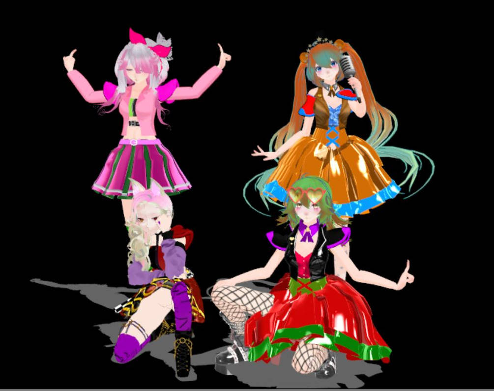 Mmd Group Pose Group - MMD DL by LanaJararaka on DeviantArt