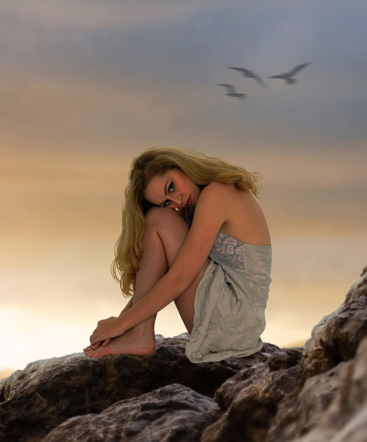 Lady on Rock Example 2c by Mr-Ripley Lady on Rock Example 2c by Mr-Ripley