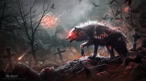 Night of the Zombie Wolf by Mr-Ripley