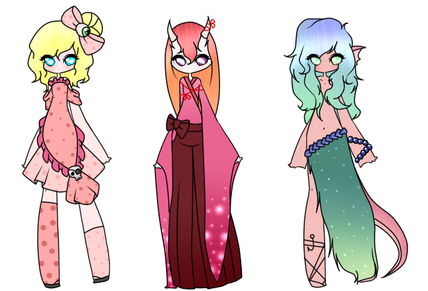 Monsters Girls ~ SOLD~