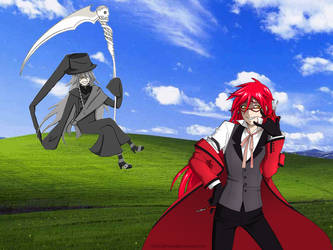 Undertaker and Grell windowsXP