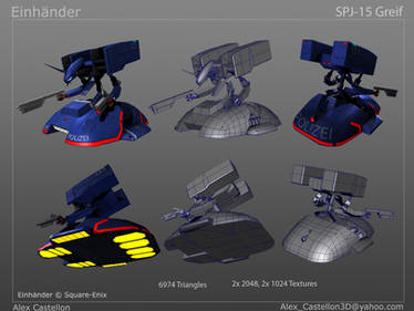 Einhander: SPJ-15 Greif Technical Specifics