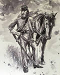 Cavalry soldier, Union.