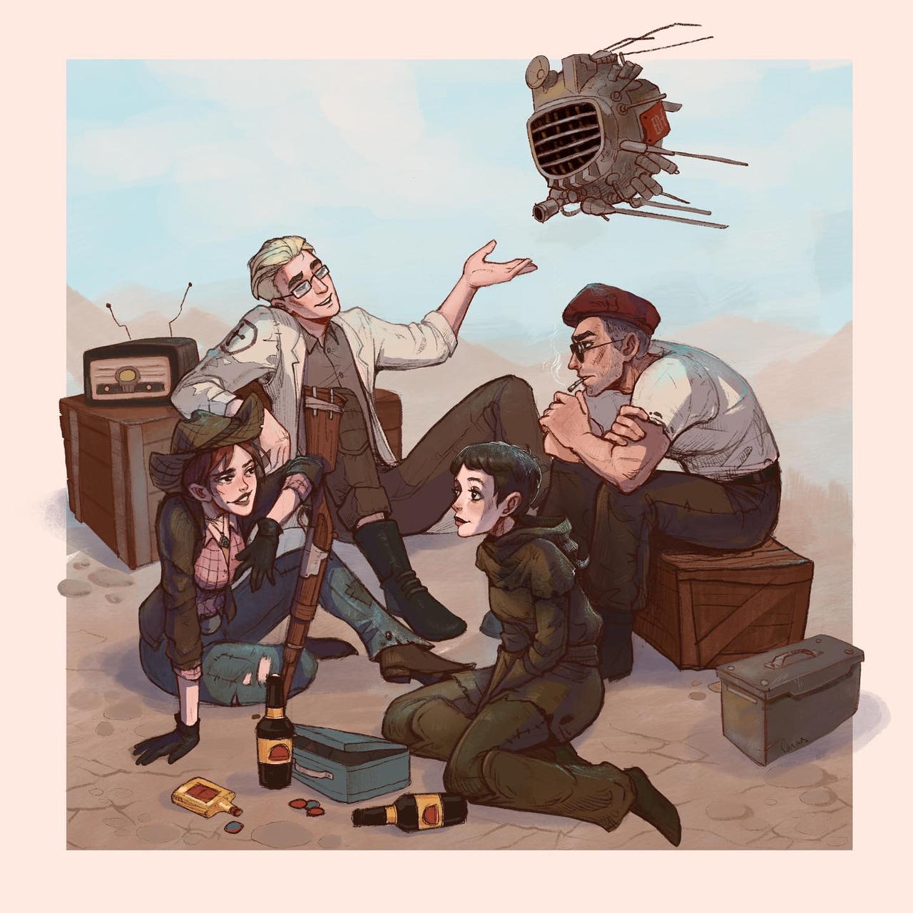 Fallout New Vegas has the best companions ever by AllyEdFrown on DeviantArt