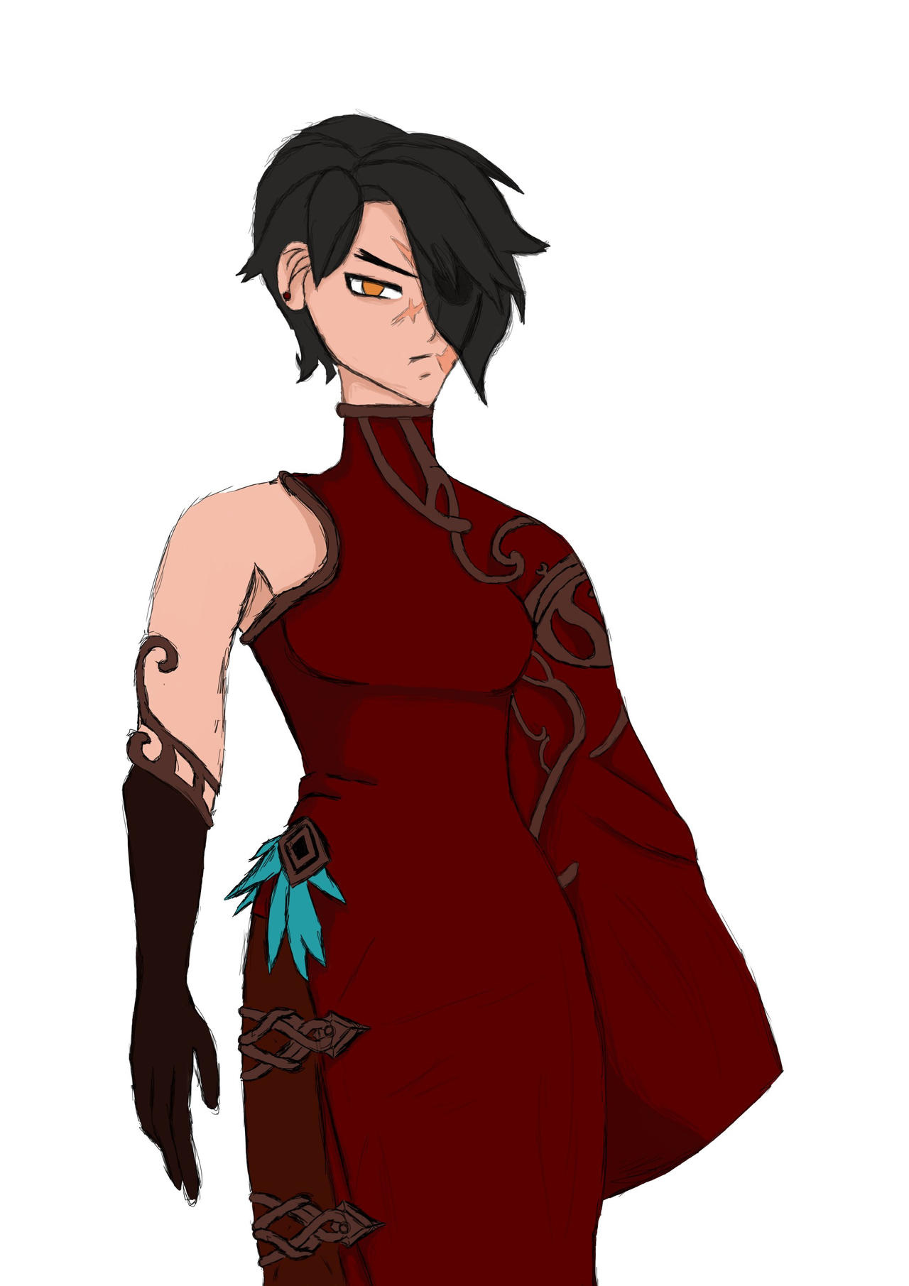 Cinder Fall Dress by KatsGrimm on DeviantArt