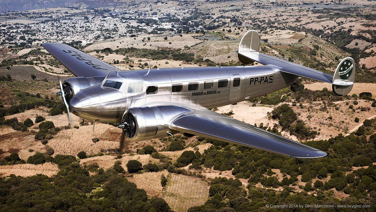 lockheed L10 electra by Oxygino on DeviantArt