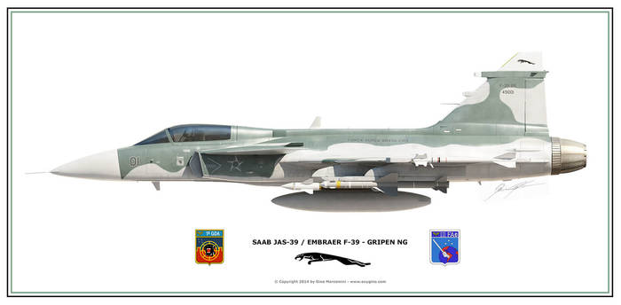 JAS-41B - Brazilian Air Force by Jetfreak-7 on DeviantArt