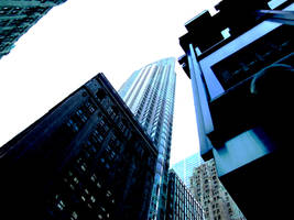 Toronto Cityscape in Blue