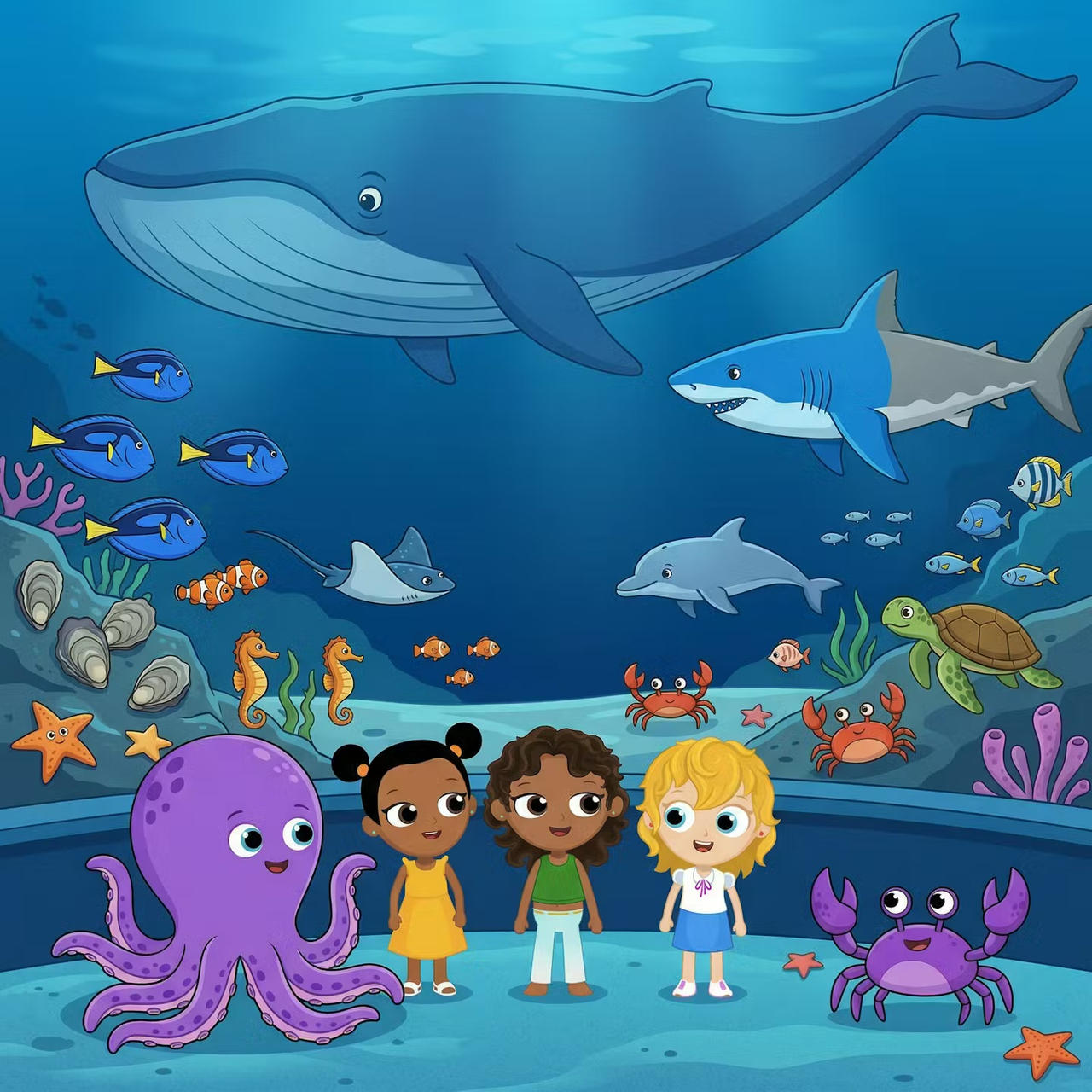 3 characters in under the sea by DaviPortelavanderlin on DeviantArt