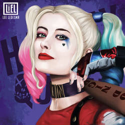 Harley Quinn Digital Painting