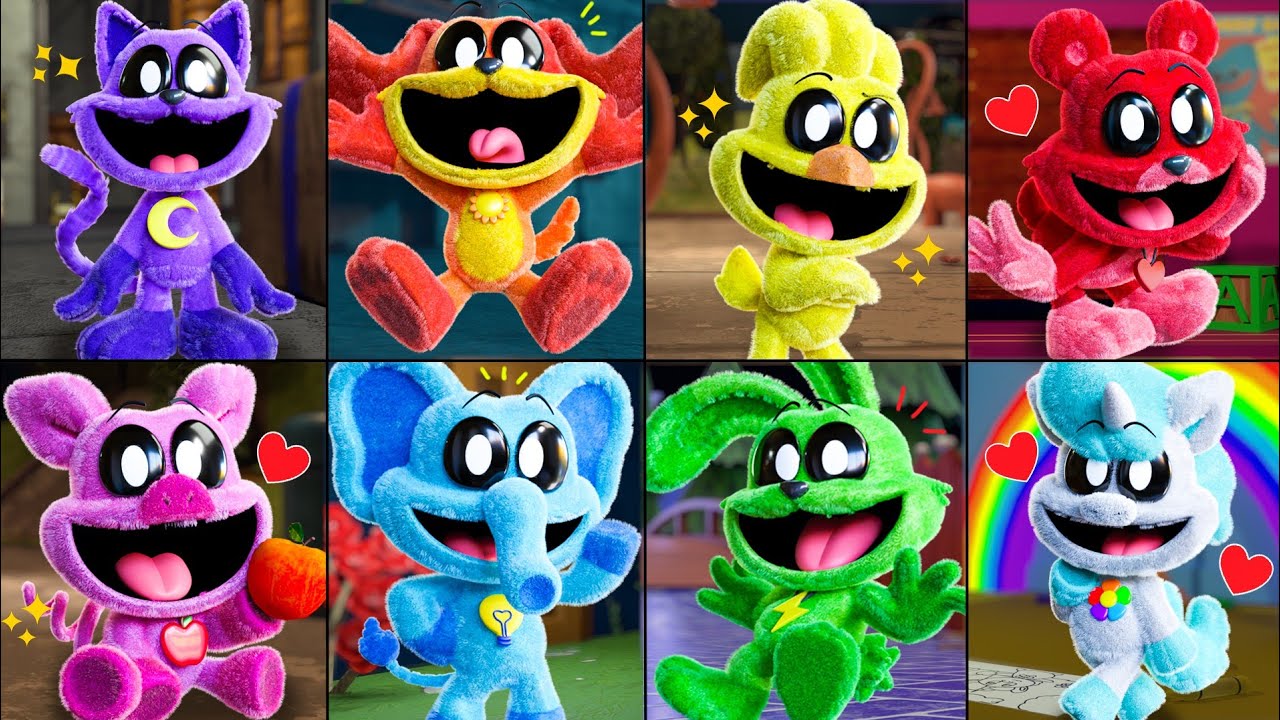 Smiling Critters Renders The Cute of Smiling Critters (3D Model Verison) by KartikayKanyu on ...