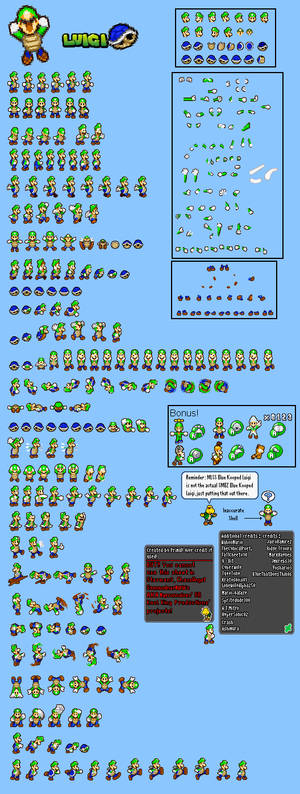 Blue Shelled Luigi (CynicalPoet / Jmkrebs30 Ver.)