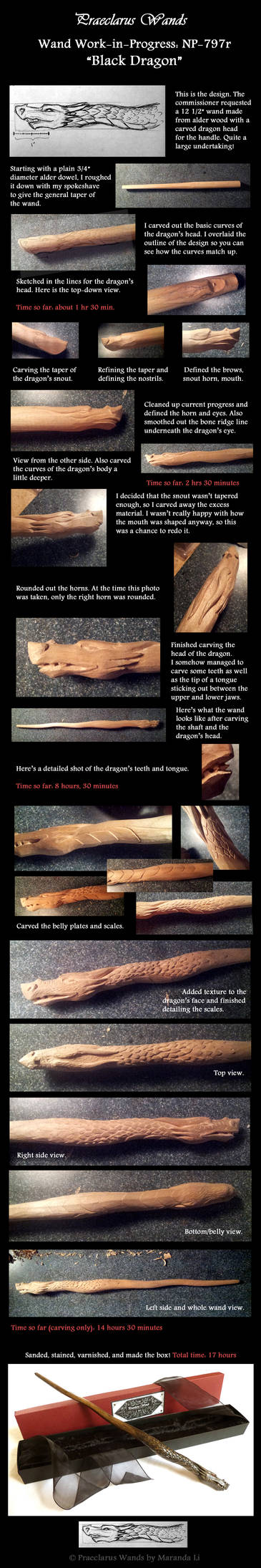 ''Black Dragon'' wand - Step by step