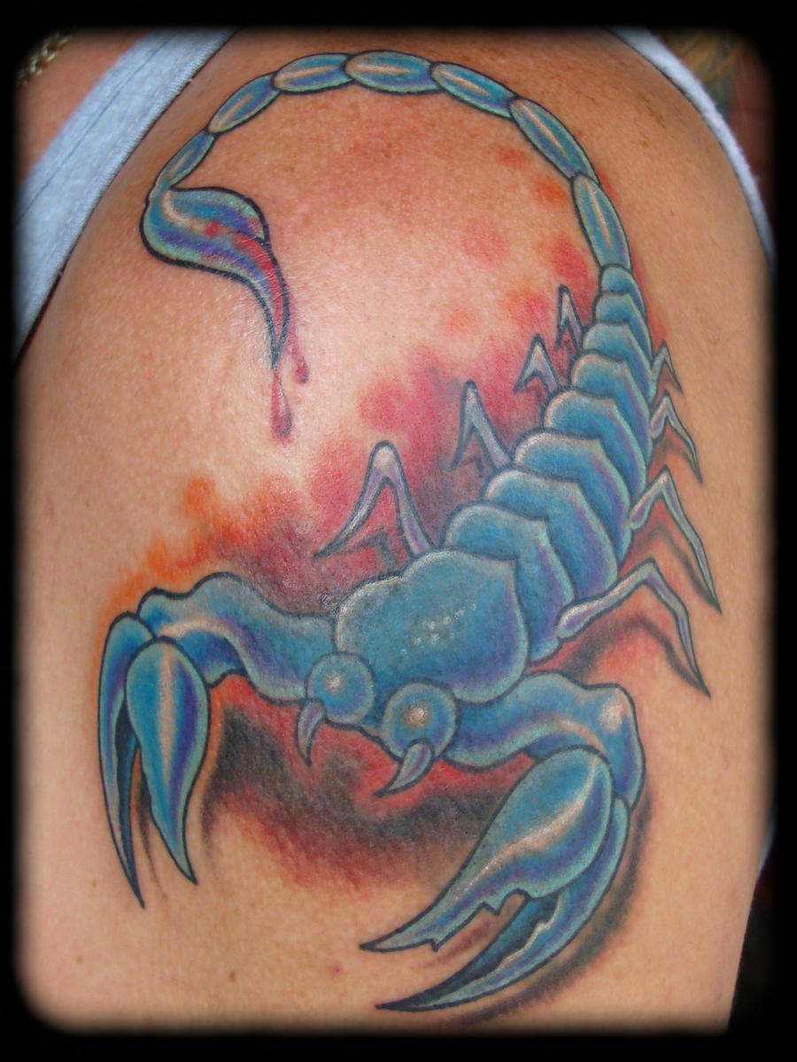 Blue scorpion