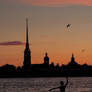 dance at sunset