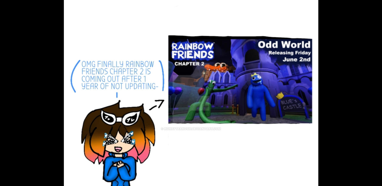 Rainbow Friends Chapter 2: BLUE'S CASTLE! 