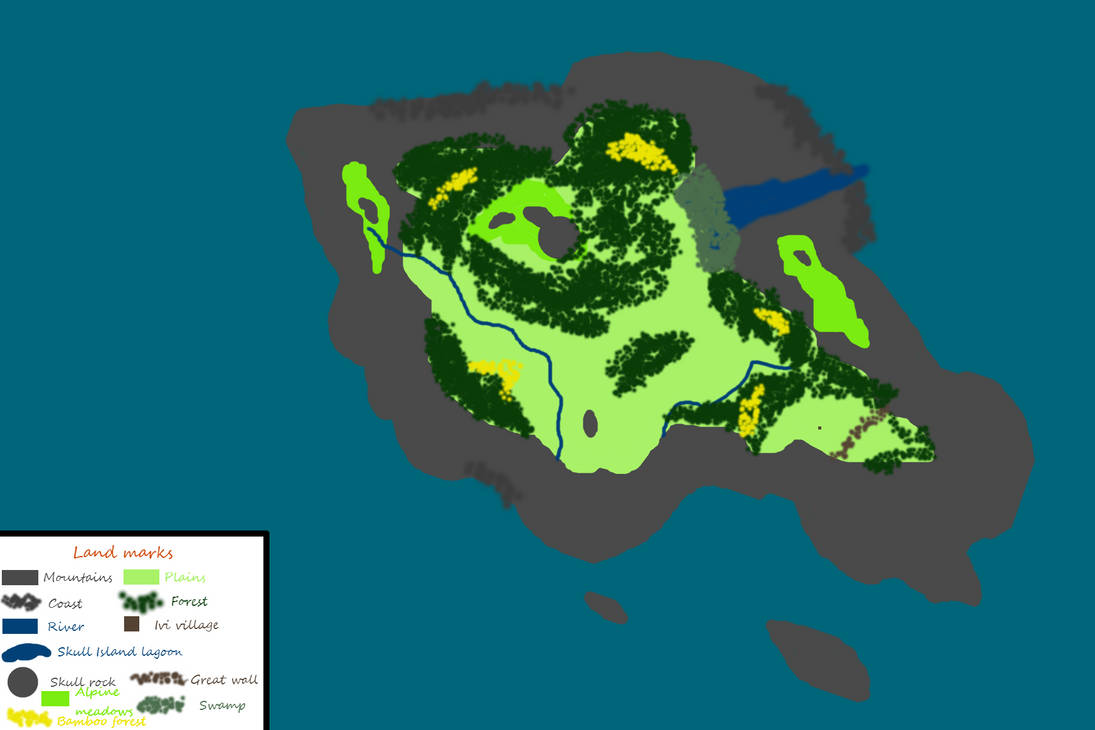 Godzilla: Skull Island map by GodzillaLagoon on DeviantArt