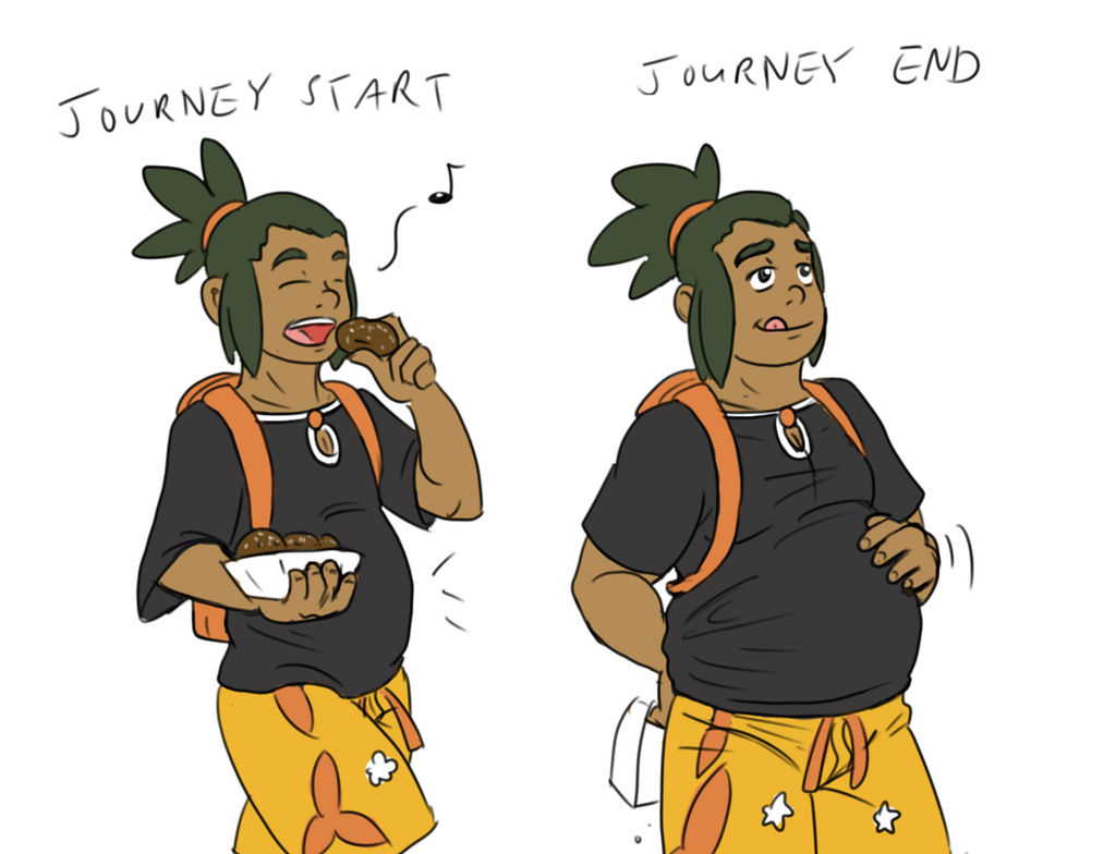 Hau weight gain by Verzisphere on DeviantArt Hau weight gain by Verzisphere on DeviantArt