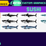 Super Mario Maker Customs - Sushi
