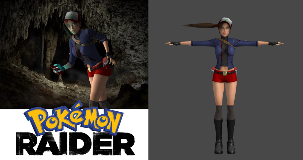 Pokemon Raider: Lara Croft Pokemon Trainer by carbint