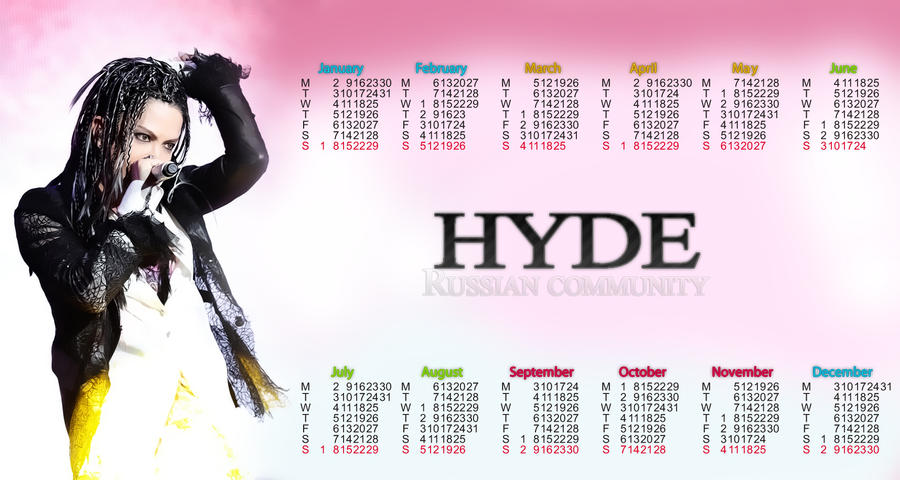 calendar HYDE2