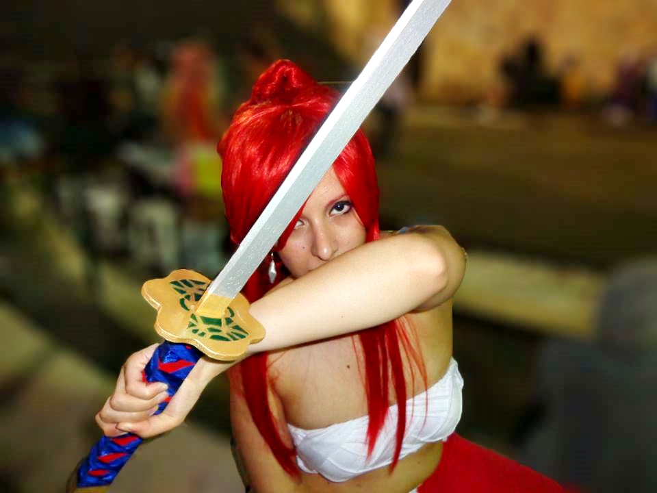 Erza Scarlet - samurai cosplay