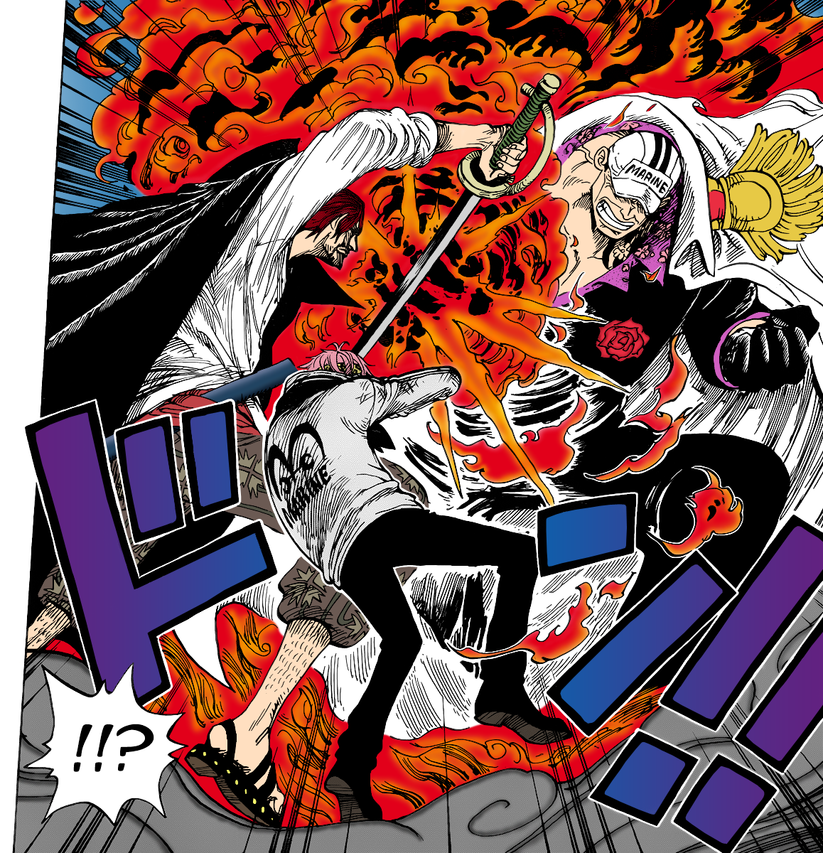 One Piece: Shanks vs Akainu