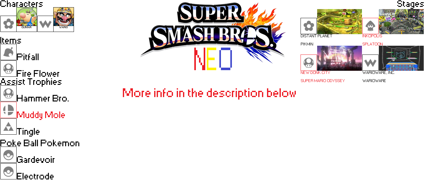 Super Smash Bros. Neo - September Year 1