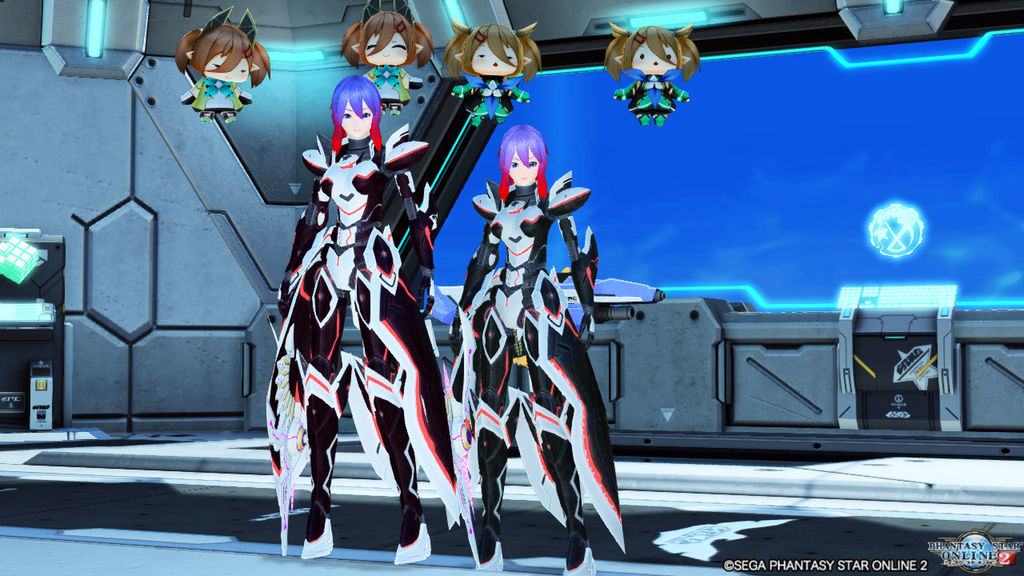 PSO2 Twins cast girl by chin0425 on DeviantArt