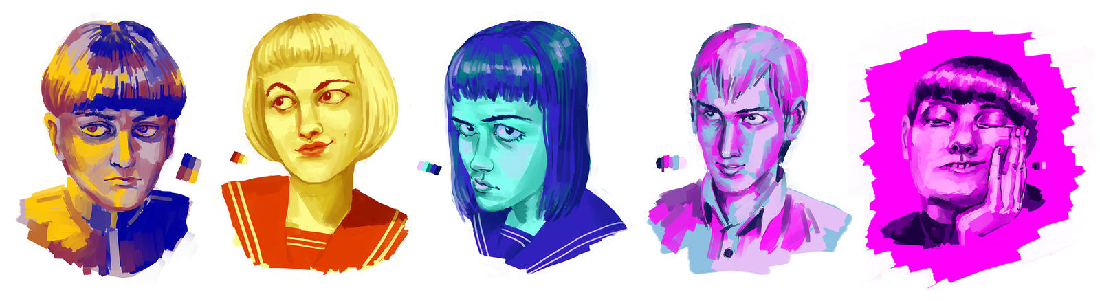 Region Mp100 some mp100 portraits by Orogenese on DeviantArt