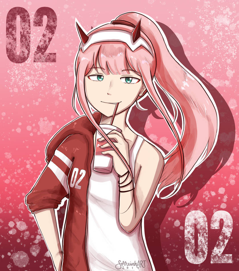 Zero Two - Darling in the FRANXX by Sorreinhart on DeviantArt