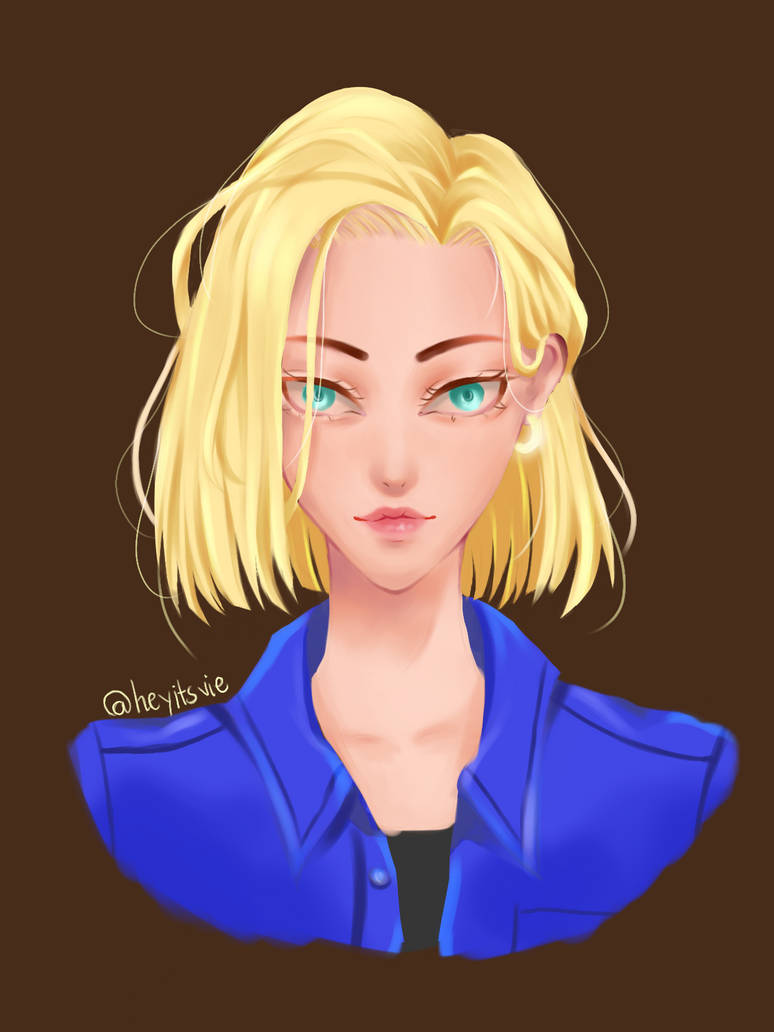 Heart Android 18 Android 18 fanart by heyitsvie on DeviantArt