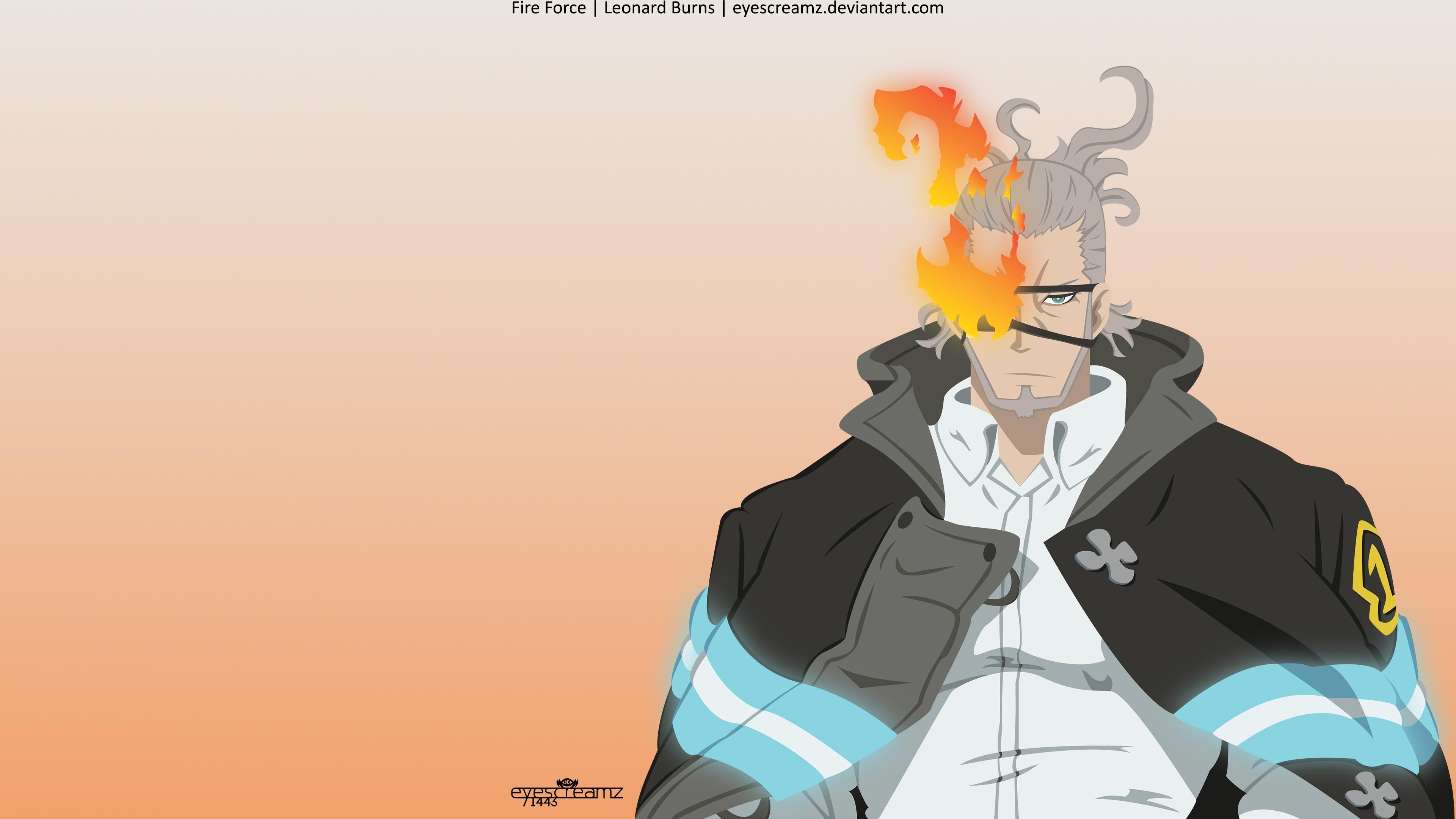 Fire Force - Shinra vs Leonard Burns