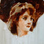 Oil Study of a Bouguereau