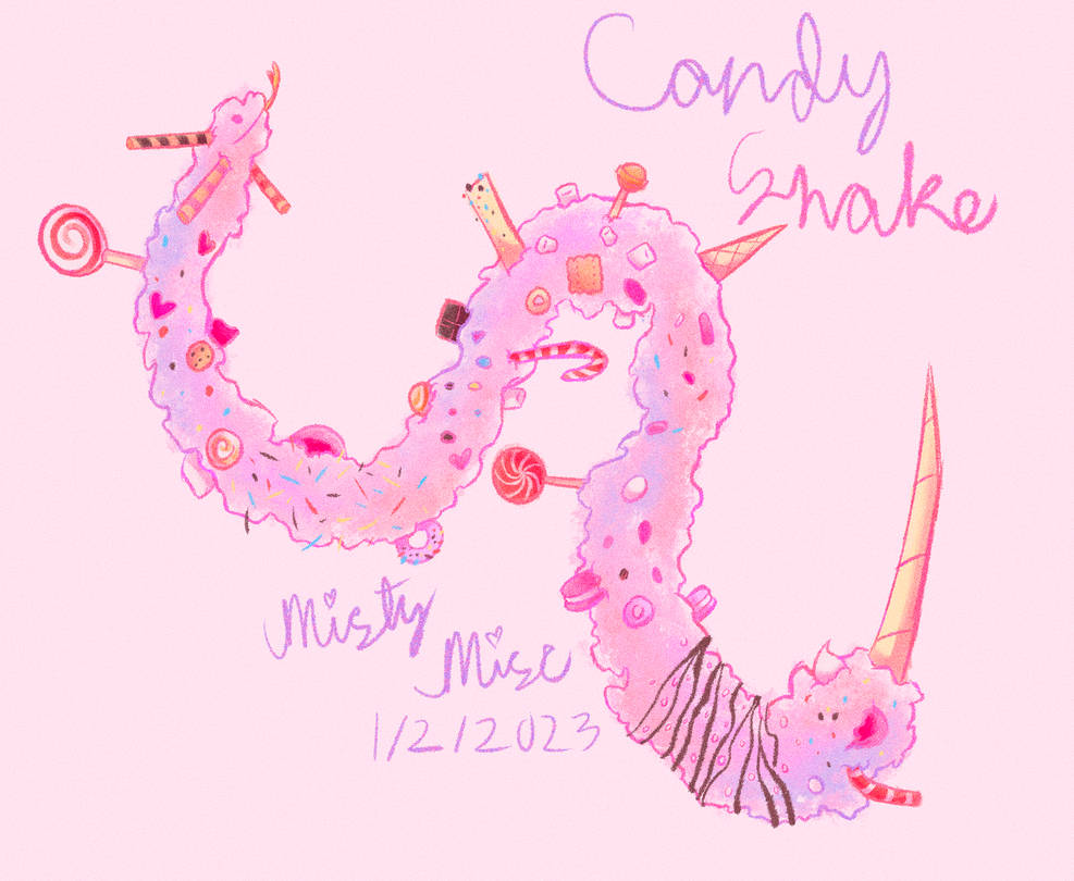 Candy Snake by MistyMiscXD on DeviantArt