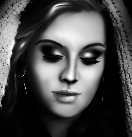 Adele Drawing by xderikahx on DeviantArt