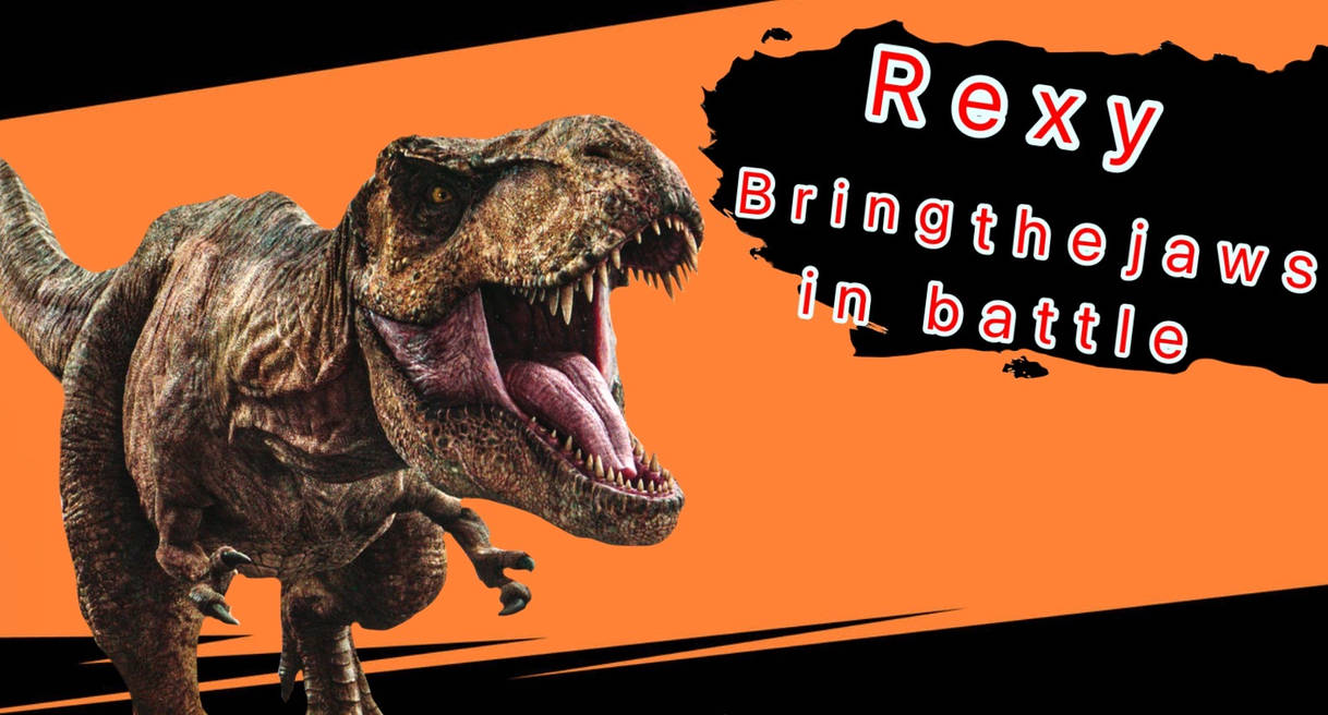 If Rexy was in smash bros by Ejplushers on DeviantArt