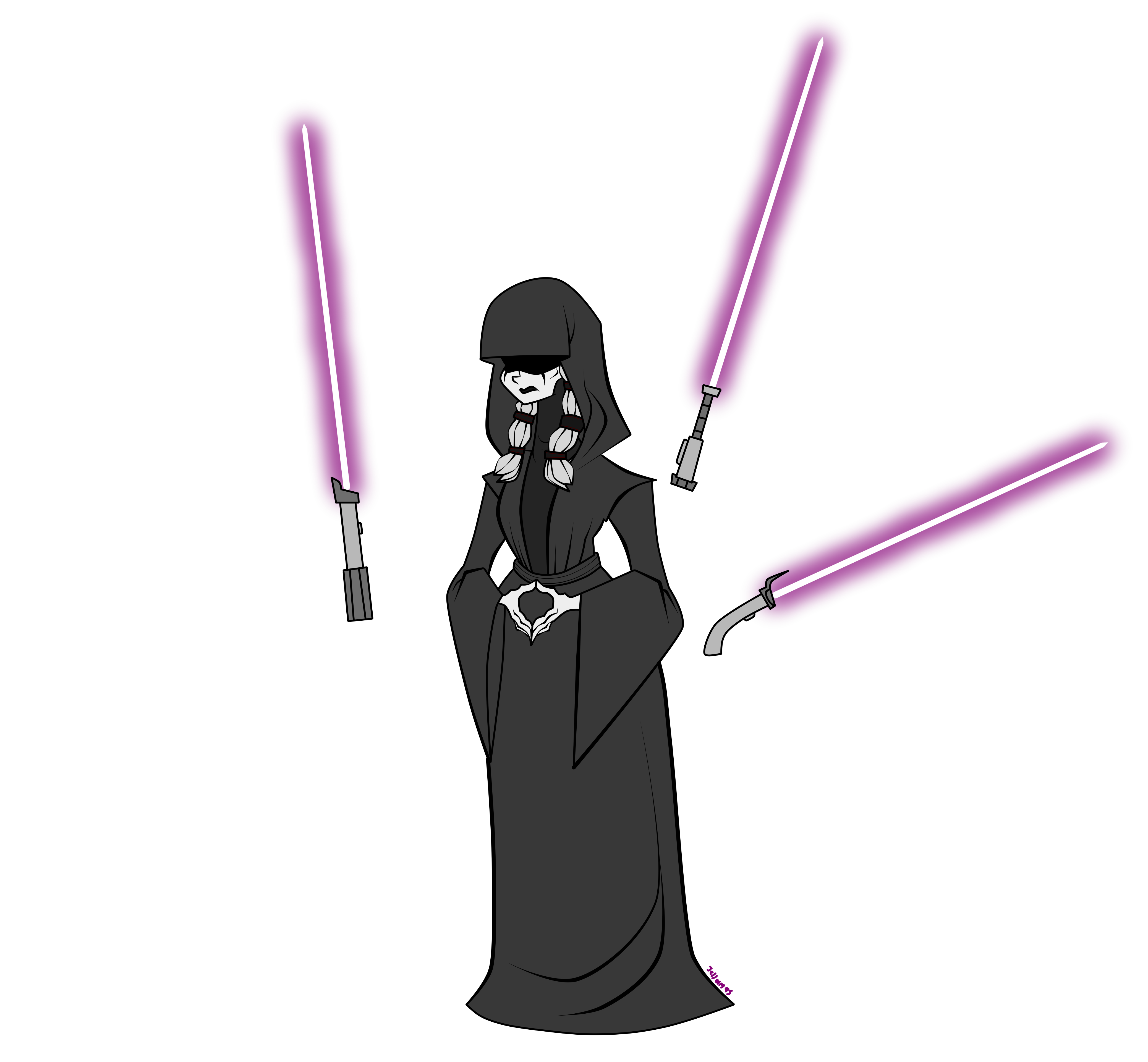 Darth Traya (Clone Wars Cartoon 2003 Style) by jcllamas on DeviantArt Darth Traya (Clone Wars Cartoon 2003 Style) by jcllamas on DeviantArt