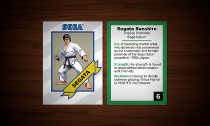 Segata Sanshiro - Sega Vision's Card