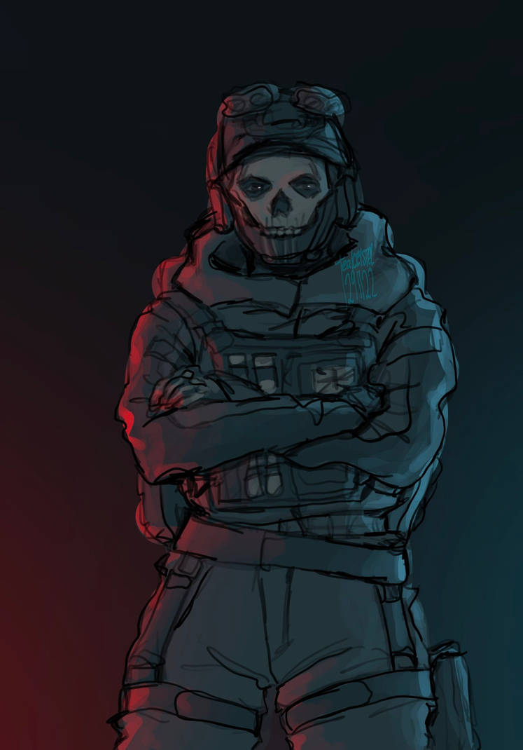 Ghost - Call of Duty Modern Warfare 2 by HatariChan on DeviantArt