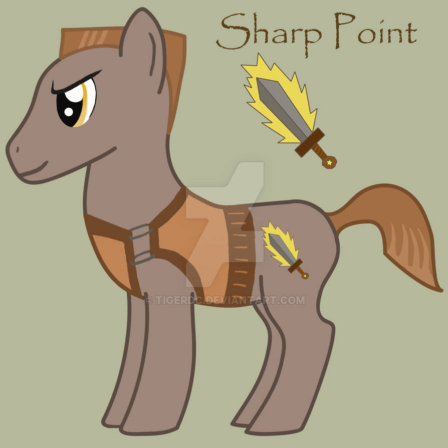 Sharp Mlp Sharp point OC MLP by tigerdc on DeviantArt