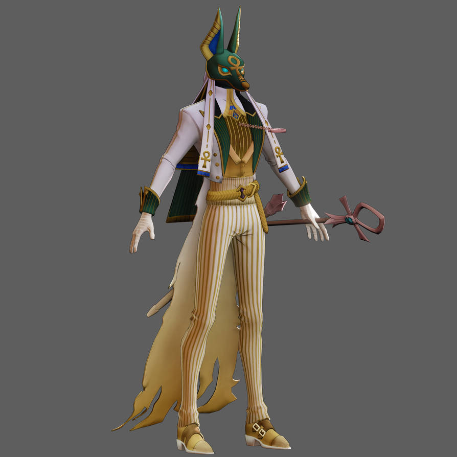 Dislyte - Anubis (Drew) Skin - by ArcadeBunny on DeviantArt