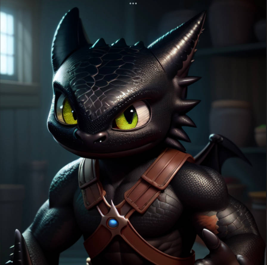 Muscular toothless 18 by dabbbbbbbbbbbb on DeviantArt