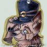 AC Badge :: Steampunk Wolf