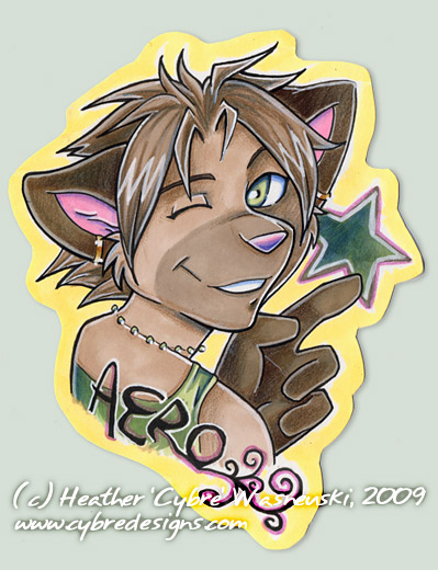 Anthrocon Badge :: Aerokat