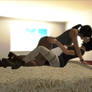Lara and Sam on the bed #2