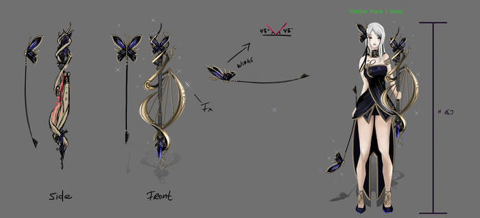 Weapon concept - Bard- Aion 4.0