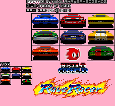 Rave Racer Cars Sprite Sheet by NicolaMaxerHedgehog on DeviantArt